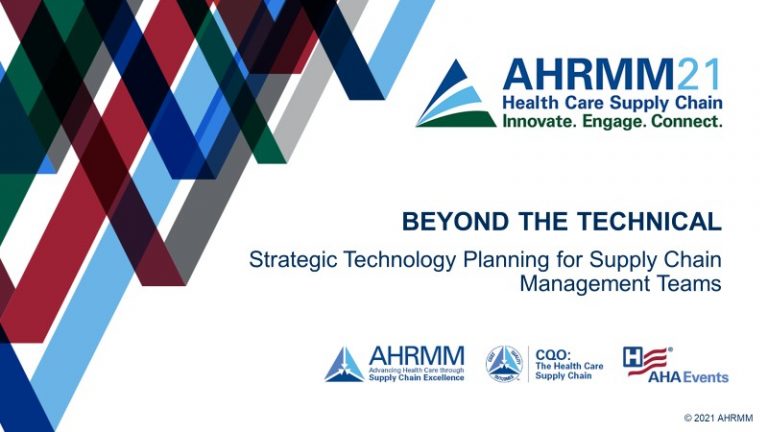 AHRMM21+ virtual conference