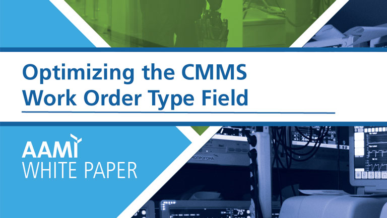 CMMS Collaborative White Paper:<br />
Optimizing the CMMS Work Order Type Field